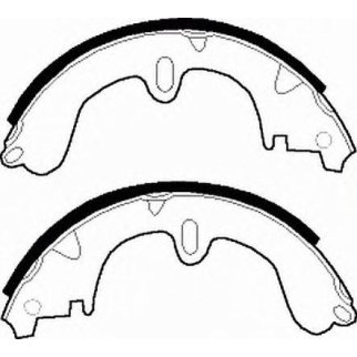 Колодки барабанные к-кт FERODO FSB208 фото