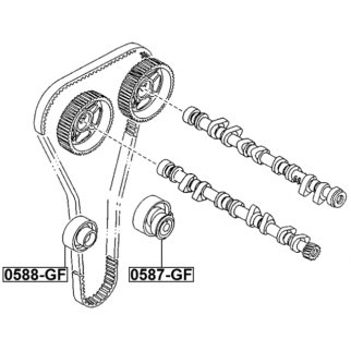 Ролик ГРМ FEBEST 0587-GF фото 2 Ролик ГРМ FEBEST 0587-GF фото 2