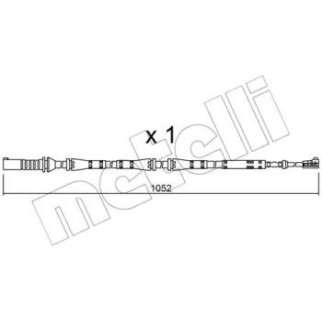 Датчик износа колодок METELLI _SU.275 фото