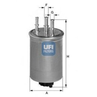 Фильтр топливный UFI 24.445.00 фото