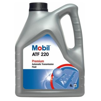 Масло трансмиссионное MOBIL ATF 220 минеральное 4 л 154721 фото