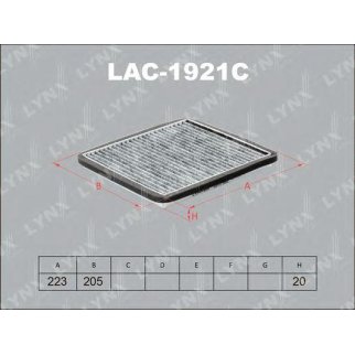 LAC-1921C Фильтр салонный LYNXauto фото