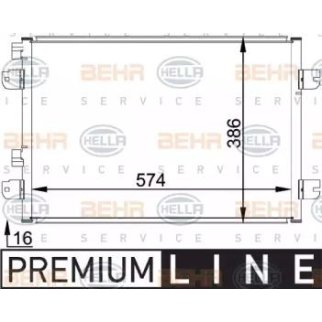 Радиатор кондиционера BEHR 8FC 351 318-371 фото 2