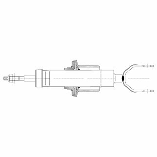 Амортизатор передний TRIALLI AG 15059 фото 2