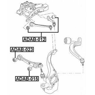 Сайлентблок FEBEST ADAB-023 фото 2