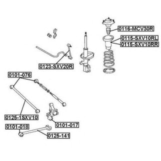 САЙЛЕНТБЛОК ЗАДНЕГО ПОПЕРЕЧНОГО РЫЧАГА фото
