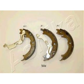 Колодки ручного тормоза к-кт ashika 55-0W-W04 фото