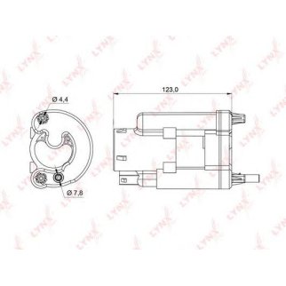 Фильтр топливный LYNXauto LF-989M фото