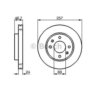 Диск тормозной BOSCH 0 986 479 207 фото