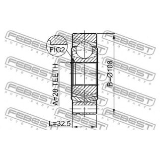 2311-B6_ШРУС внутренний к-кт! VW, Audi, Skoda фото