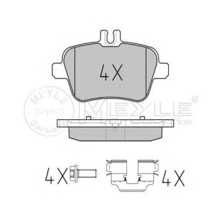 Колодки тормозные к-кт Meyle 025 248 4818PD фото