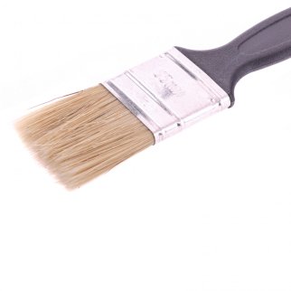Кисть флейцевая "Стандарт", 35*6, натуральная щетина, пластиковая ручка СИБРТЕХ фото 2