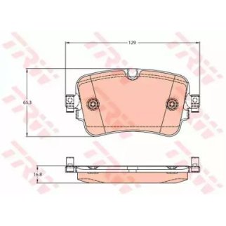 Колодки тормозные к-кт TRW GDB2131 фото