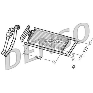 Радиатор отопителя DENSO DRR12101 фото