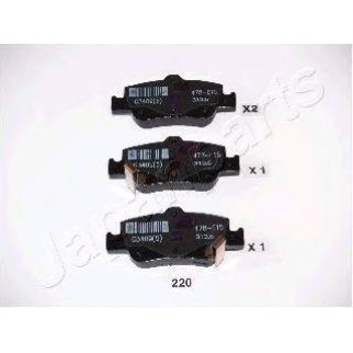 Колодки тормозные Japanparts PP-220AF фото