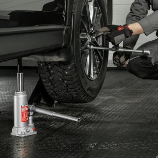 Домкрат бутылочный 3т гидравлический 194–372мм MATRIX фото 12