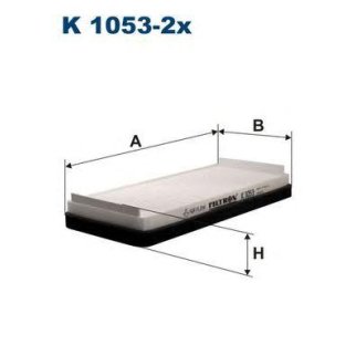 Фильтр салона FILTRON K 1053-2X фото