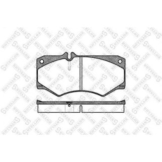 Колодки тормозные STELLOX _058030SX фото