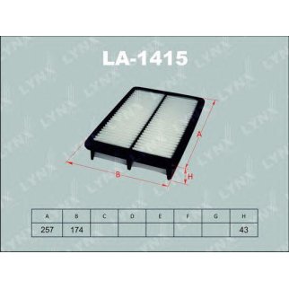 Фильтр воздушный LYNXauto LA-1415 фото