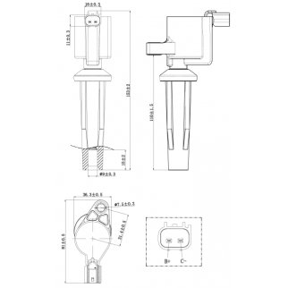 Катушка зажигания FEBEST 21640-001 фото 2