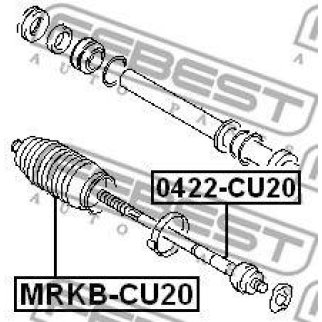 Пыльник рулевой рейки FEBEST MRKB-CU20 фото