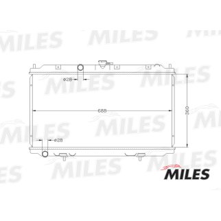 Радиатор основной MILES ACRB059 фото 3