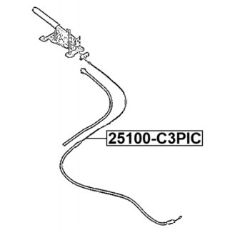 ТРОС РУЧНОГО ТОРМОЗА фото 2