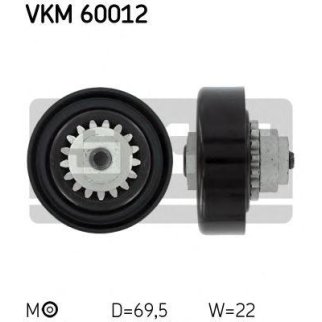 Ролик-натяжитель ручейкового ремня SKF VKM 60012 фото
