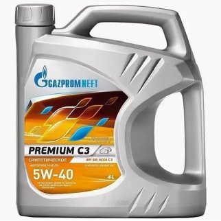 Масло моторное Gazpromneft Premium C3 5W-40 синтетическое 4 л 253142233 фото