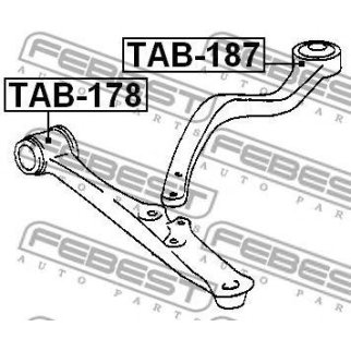 Сайлентблок переднего нижнего рычага фото