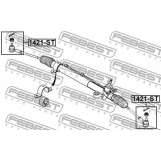 Наконечник рулевой, FEBEST, 1421-ST фото