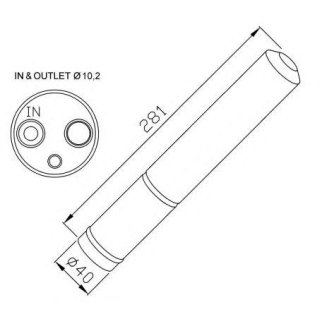 Осушитель системы кондиционирования NRF 33304 фото