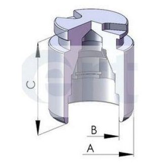 Поршень заднего суппорта ERT 150577-C фото