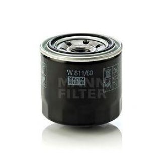 Фильтр масляный MANN FILTER W 81180 фото