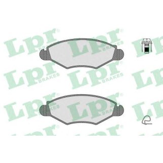 Колодки тормозные передние к-кт Lpr 05P903 фото