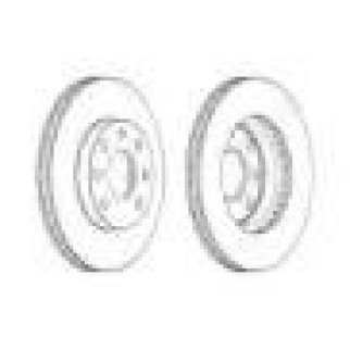 Торм.диск пер.вент.(236x20) 4 отв. фото