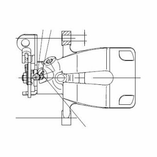 Суппорт тормозной задний TRIALLI CF 095113 фото 4