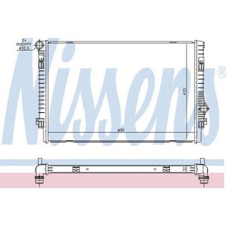 Радиатор основной Nissens 65302 фото