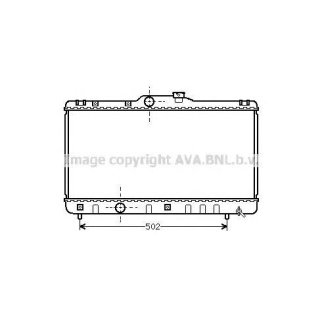 Радиатор основной AVA TOA2147 фото