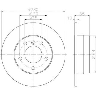 Диск тормозной задний TEXTAR 92132903 фото
