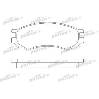 Колодки тормозные дисковые передн NISSAN: PRIMERA 90-96, PRIMERA Hatchback 90-96 фото