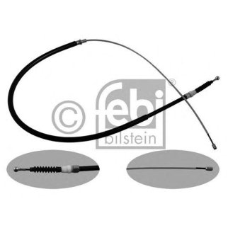 Трос ручного тормоза фото