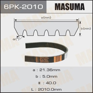 Ремень ручейковый Masuma 6PK-2010 фото