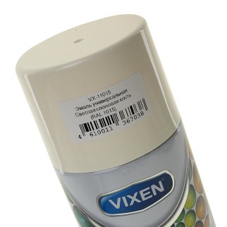 Эмаль универсальная VIXEN св. слоновая кость (RAL 11015), аэрозоль 520 мл фото 1