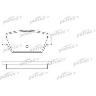 Колодки тормозные дисковые задн MITSUBISHI: COLT III 88-92, ECLIPSE I 91-95, ECLIPSE II 95-99, GALANT III 84-87, GALANT IV 88-92, GALANT IV седан 87-92, LANCER IV 92-94 фото