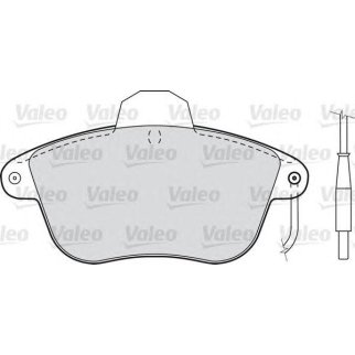Колодки Peugeot 605 2.0-2.5TD 91-99 передние к-кт Valeo фото