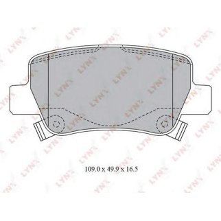 Колодки тормозные задние к-кт LYNXauto BD7599 фото