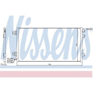 Радиатор кондиционера Nissens 94659 фото