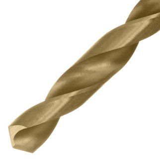 Сверло по металлу 10,0мм HSS, нитридтитановое покрытие, 6-гран. хвостовик MATRIX фото 3