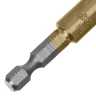 Сверло по металлу 10,0мм HSS, нитридтитановое покрытие, 6-гран. хвостовик MATRIX фото 4